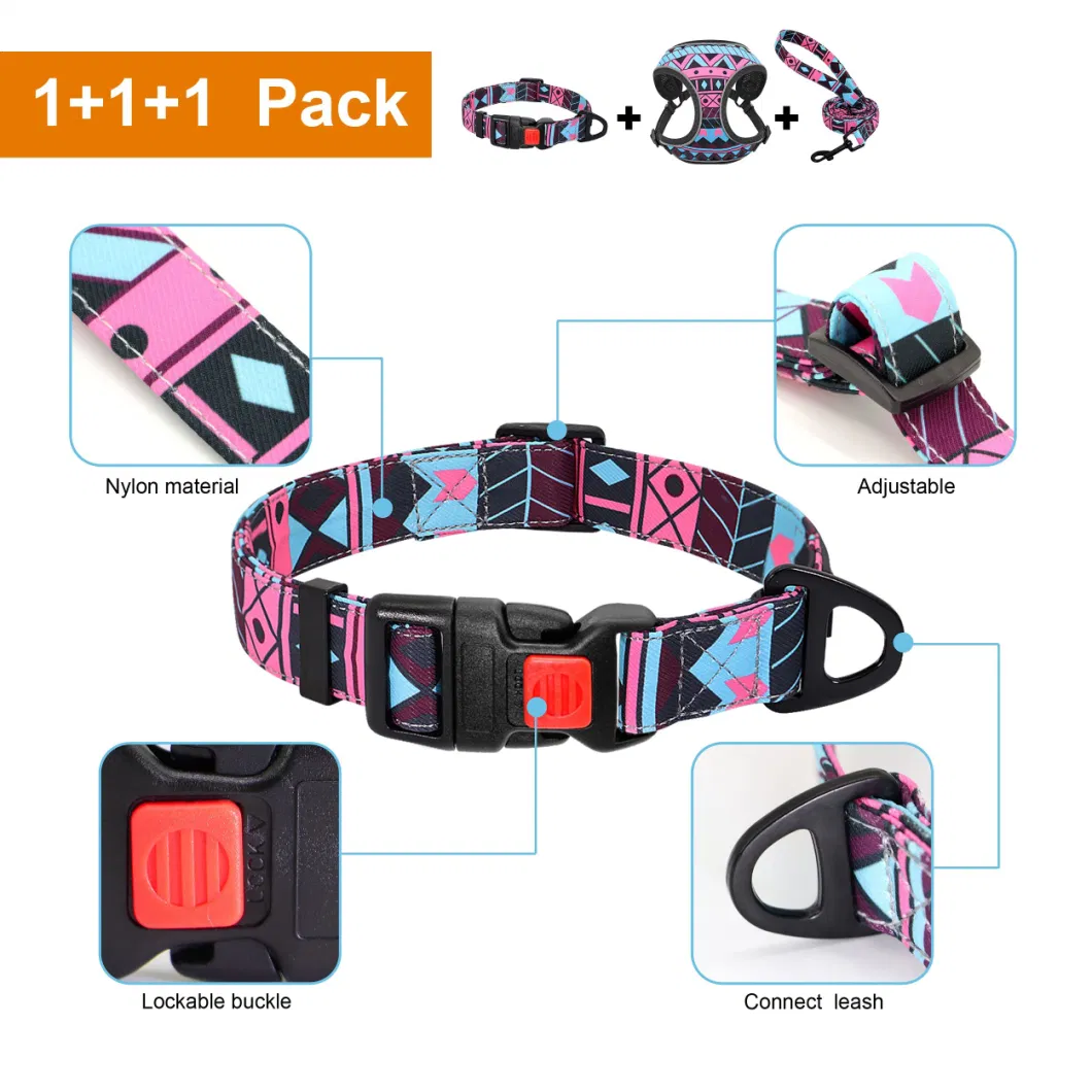 Upgrade High Quality Pet Products Front Clip Dog Harness UK and Collar Set Pet Products