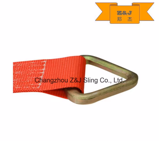 Ремень для лебедки с дельта-кольцом и защитой кромок, 4 дюйма, по индивидуальному заказу